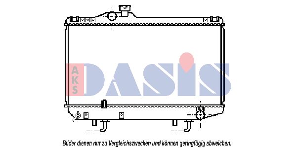 AKS DASIS radiatorius, variklio aušinimas 213250N